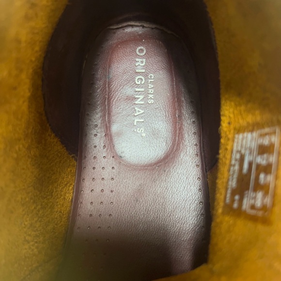 Clark’s Men’s Desert Boots Beeswax Size 13 Brown Crepe Sole - Picture 8 of 9